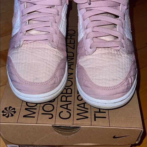 Women’s Pink and White Dunks - Picture 2 of 16